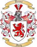 Rosso Family Crest from  Italy